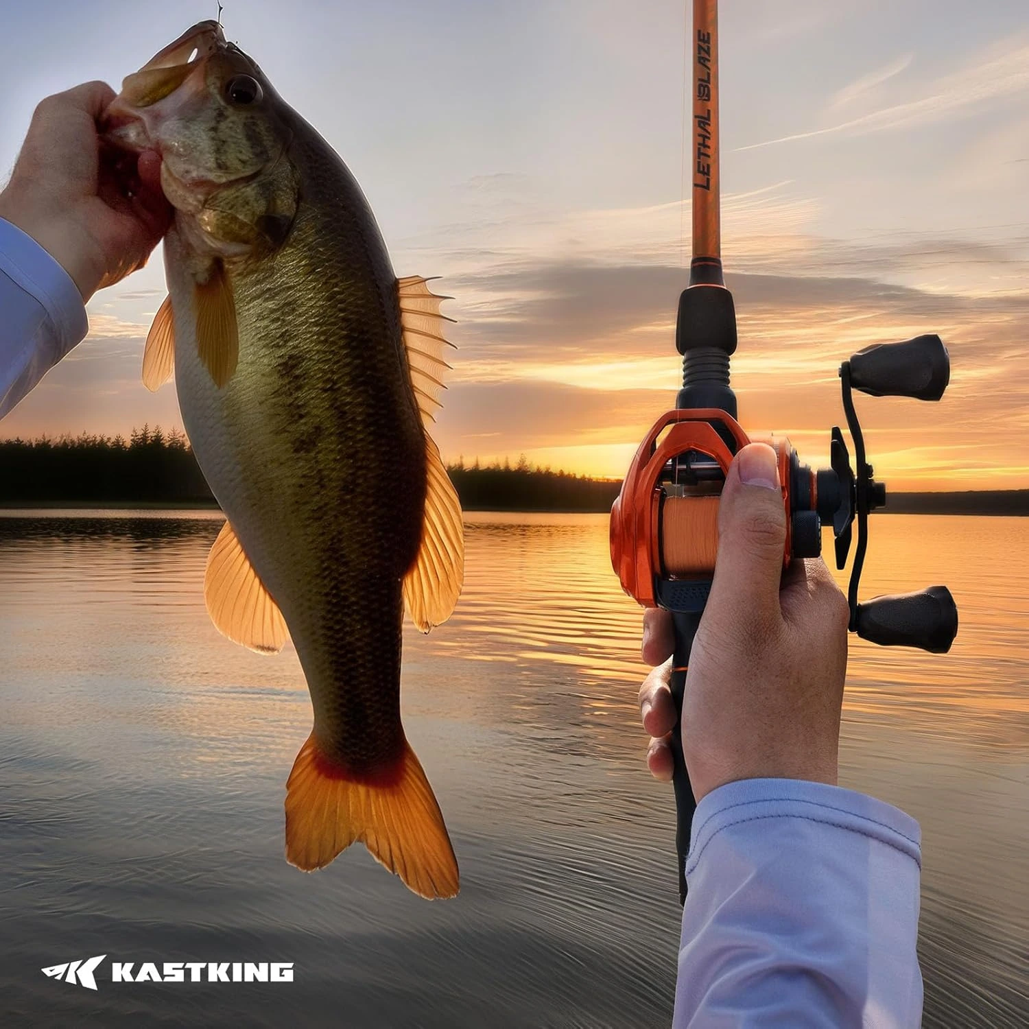 baitcaster combo no backlash magnetic braking system
