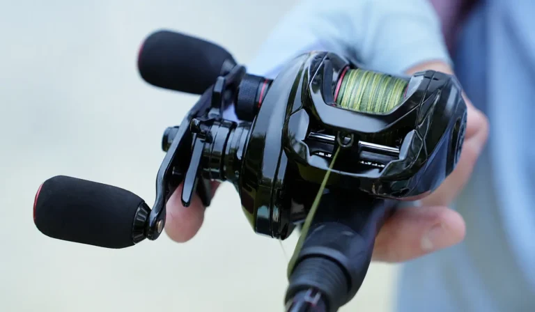 Person using Best Baitcaster Combo for Bass