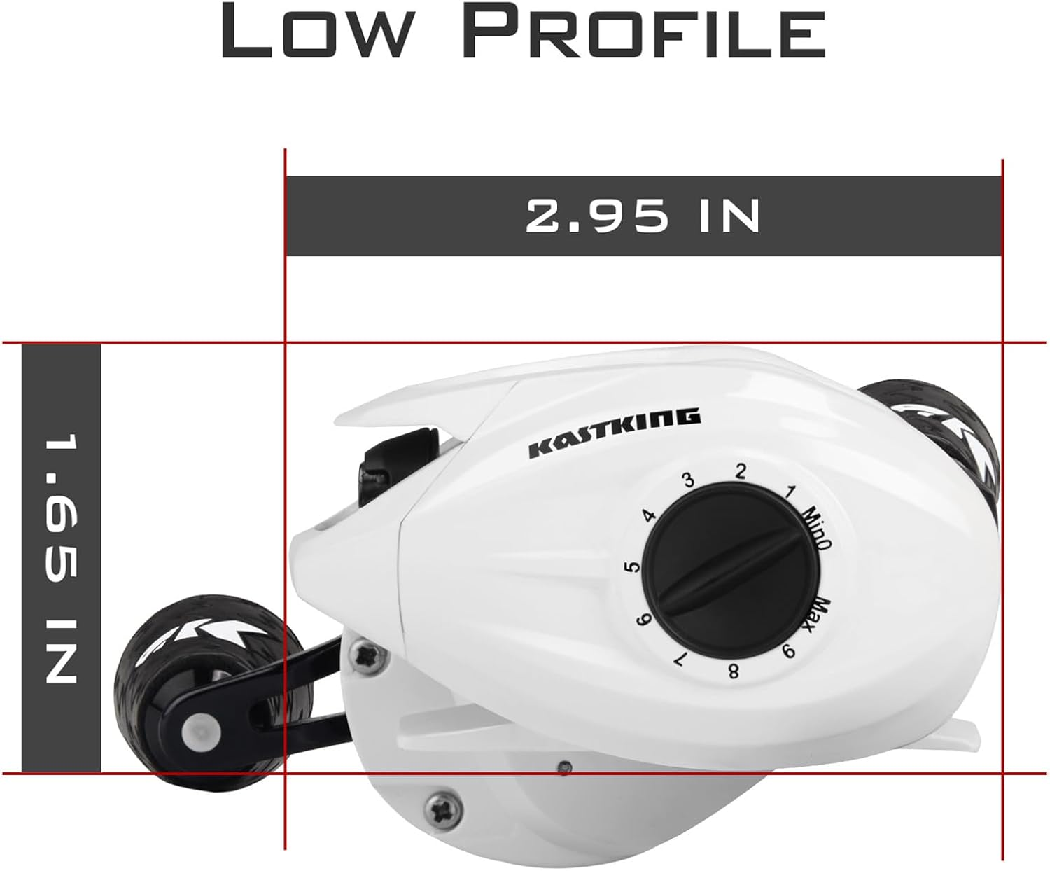 white baitcaster combo Centron Lite 70 Medium Heavy