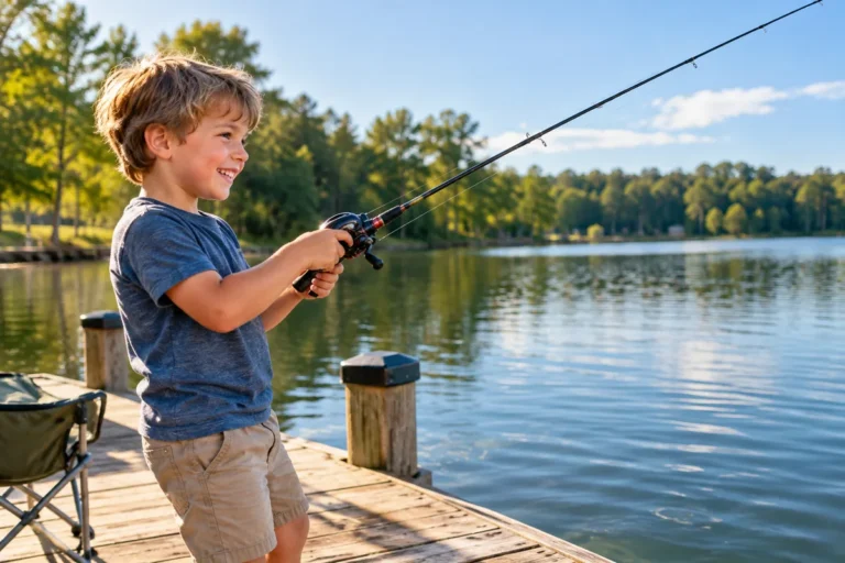 baitcaster combo for kids youth
