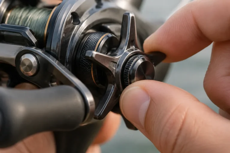 how to adjust drag on a baitcaster