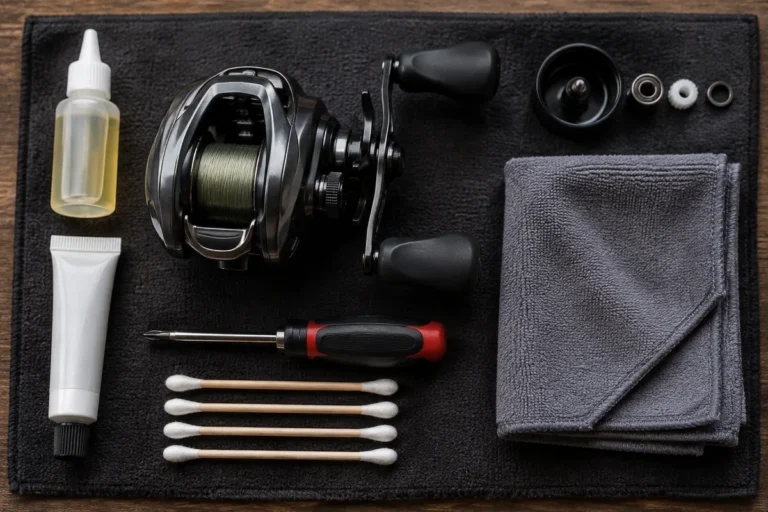 how to maintain a baitcaster combo