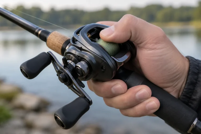 how to palm a baitcaster