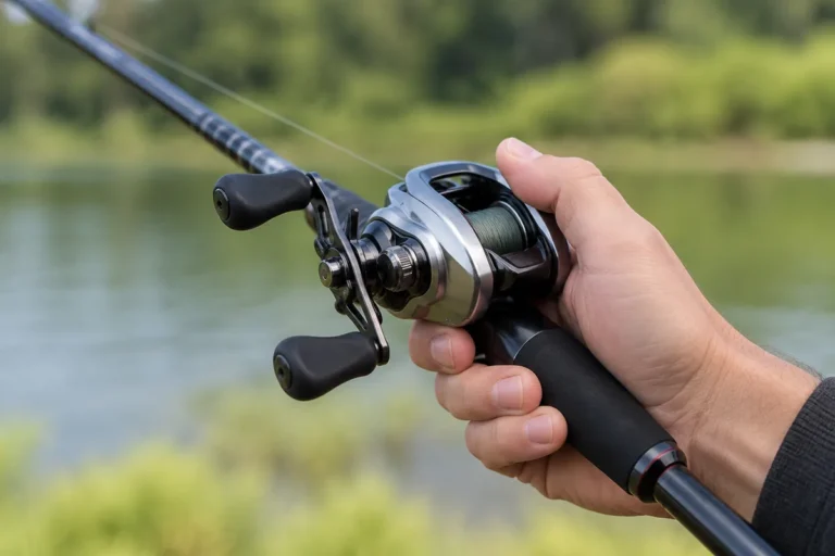 left handed baitcaster combo
