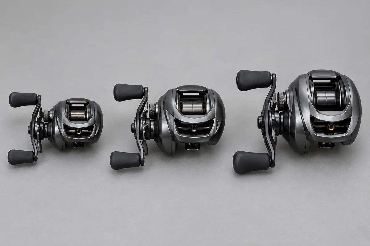 baitcaster reel sizes explained