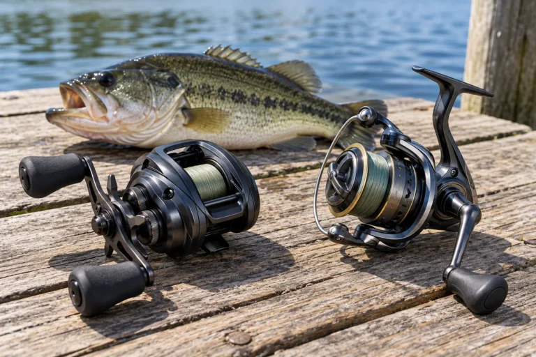 baitcaster vs spinning reel for bass
