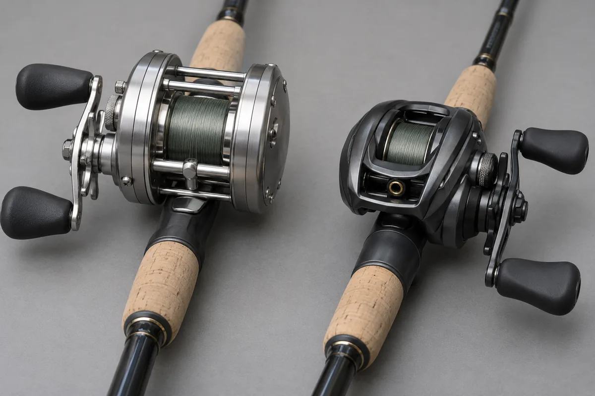 round vs low profile baitcaster