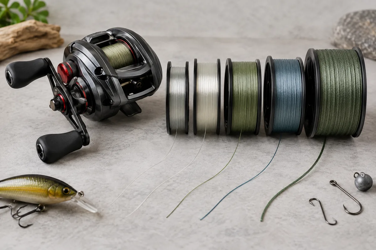 what pound line for a baitcaster